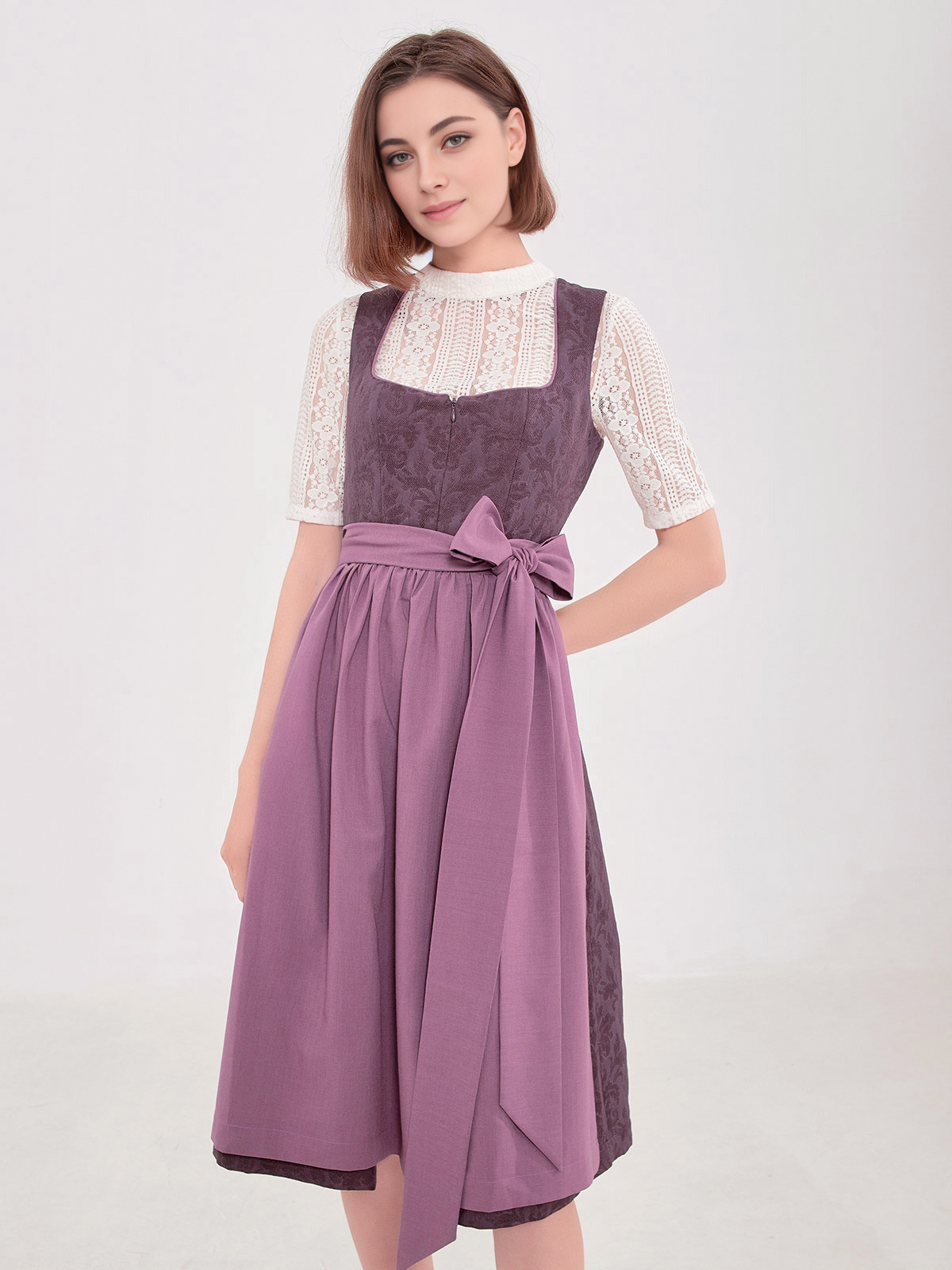 Dirndl Mini Sexy in Lila