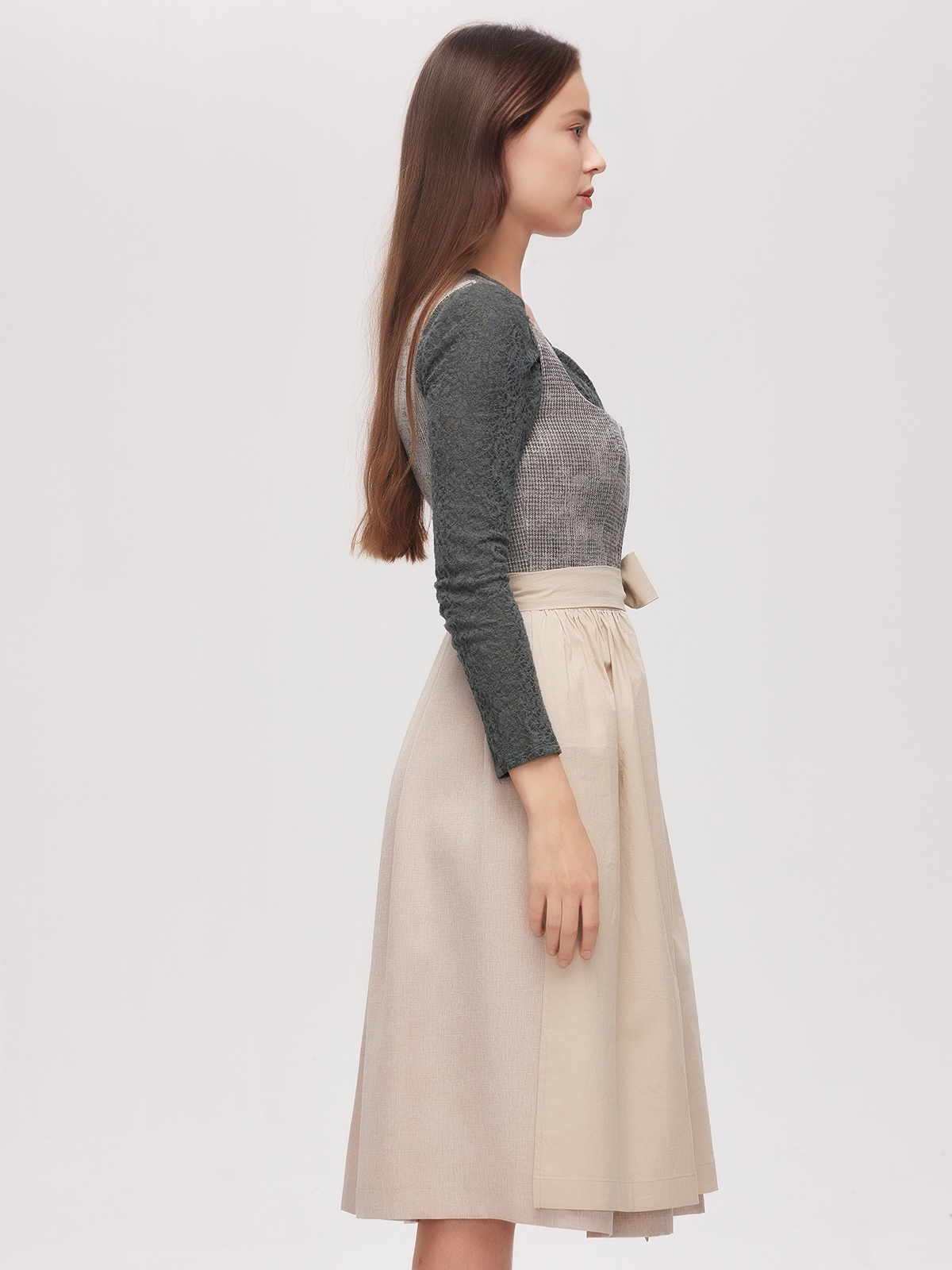 Amuseliebe Samt-Dirndl in Grün