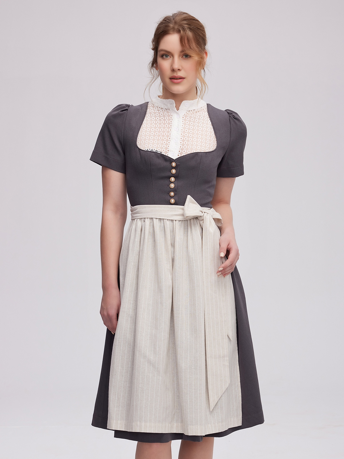 Graues Ehreer Dirndl