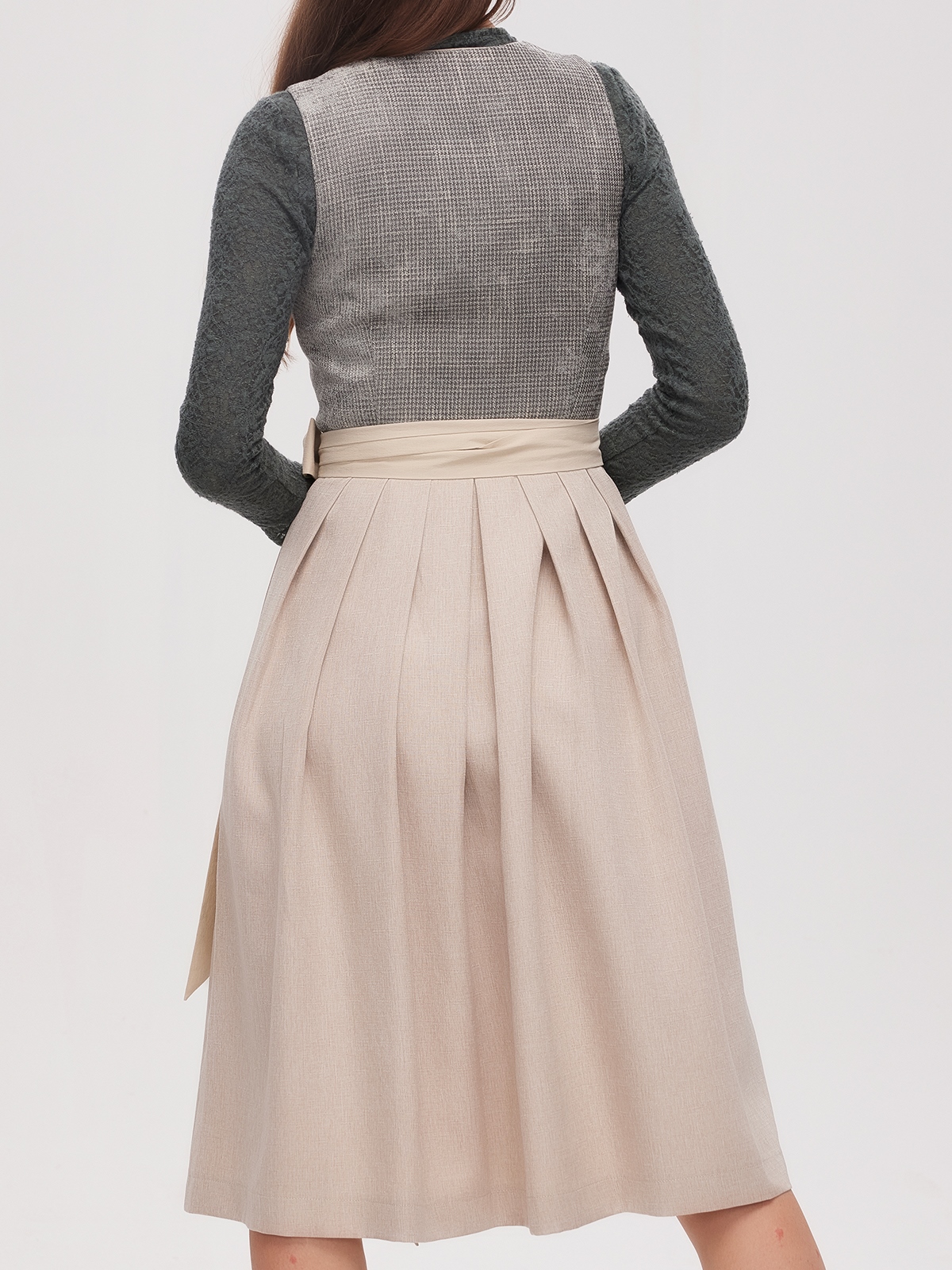 Ausschnitt Dirndl in Grün