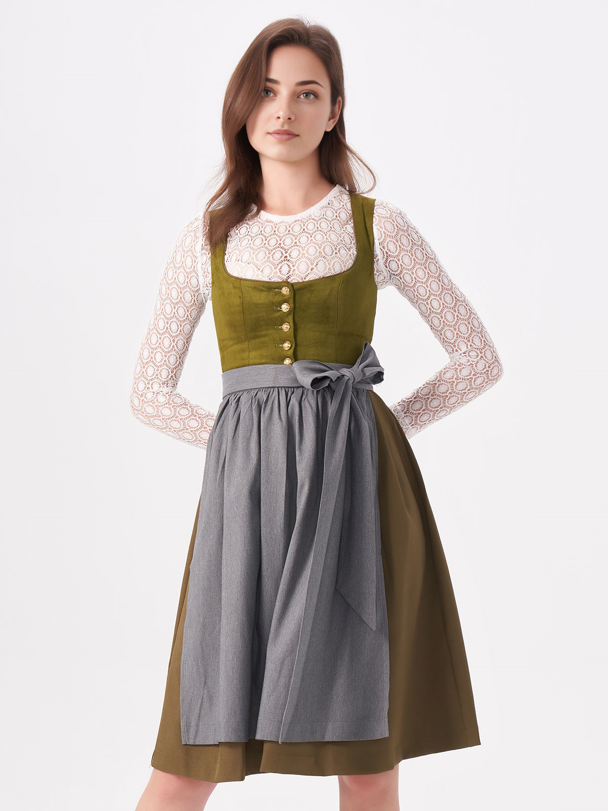 Dirndl in Grün – perfekt für Naturliebhaberinnen